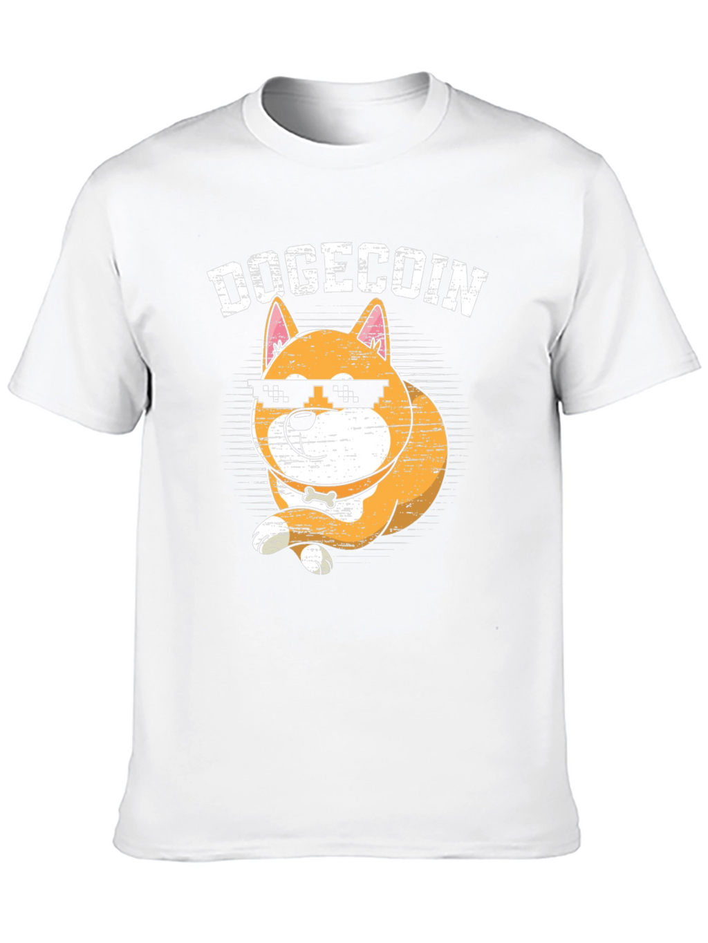 DogeCoin Crypto Cartoon Graphic T-Shirt