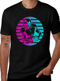 Retro Football Player Graphic Tee