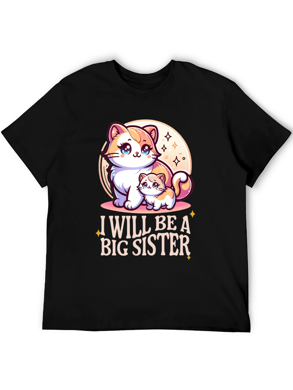 I Will Be A Big Sister Cute Kitten T-Shirt