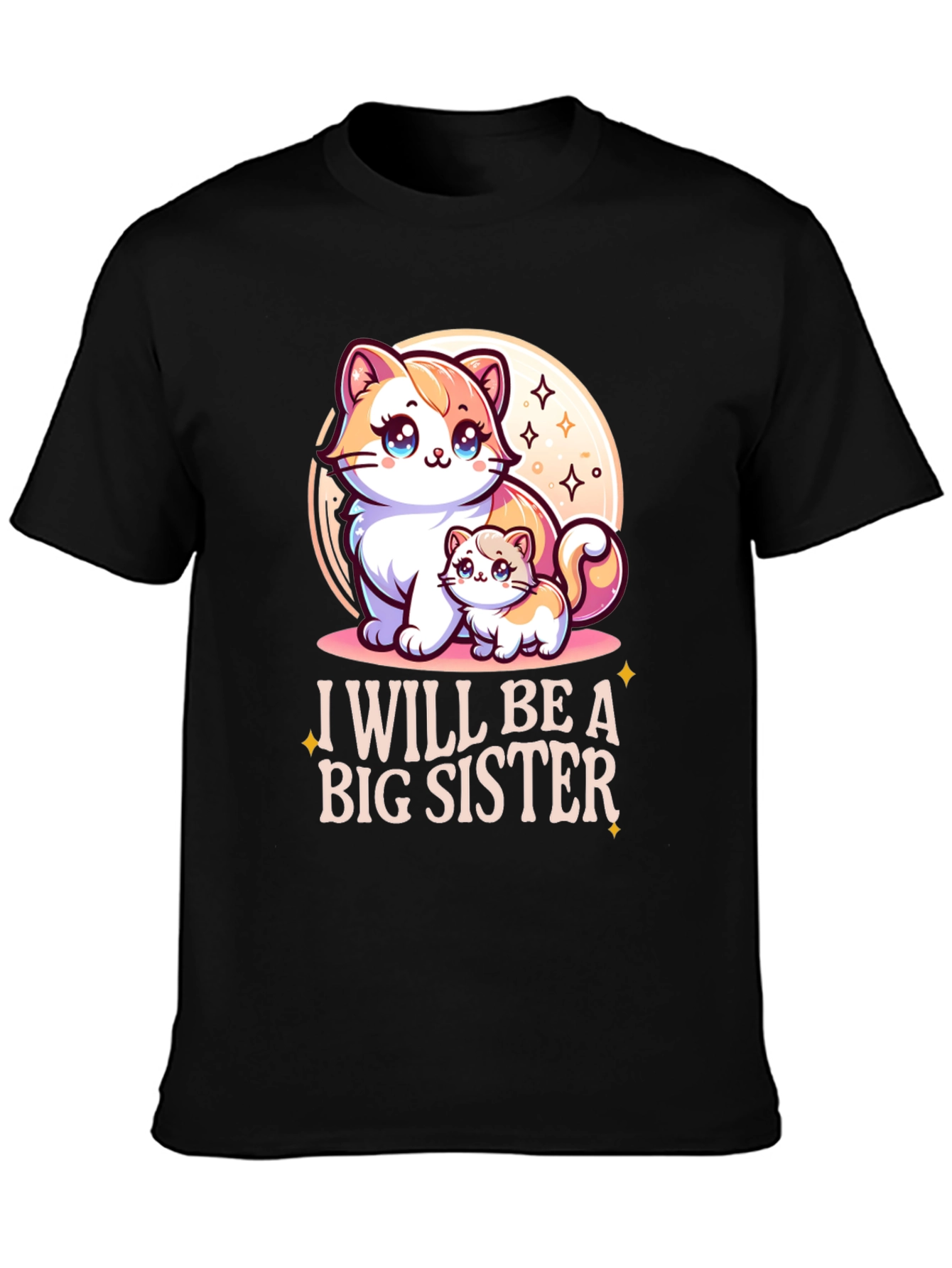 I Will Be A Big Sister Cute Kitten T-Shirt
