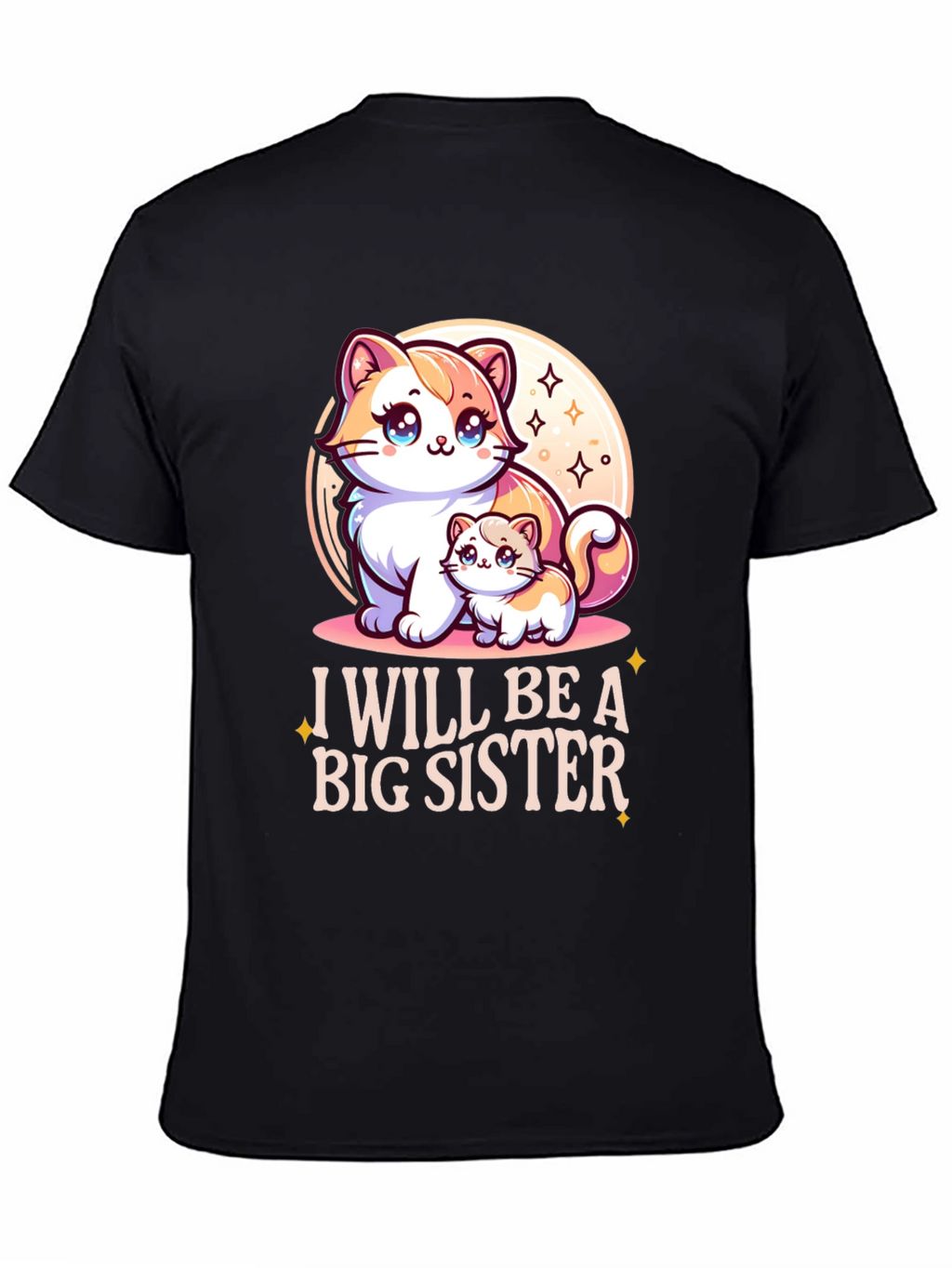 I Will Be A Big Sister Cute Kitten T-Shirt