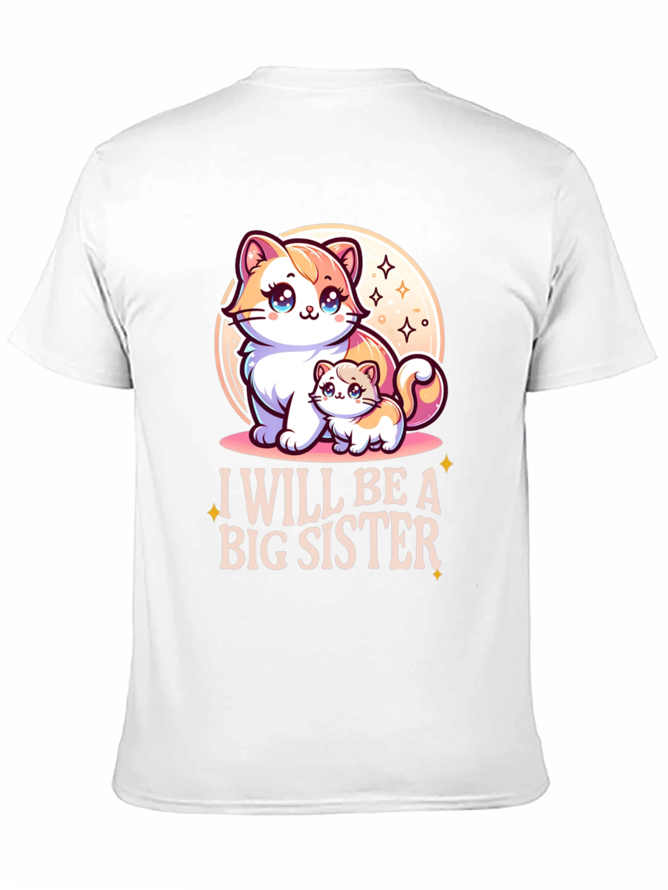 I Will Be A Big Sister Cute Kitten T-Shirt