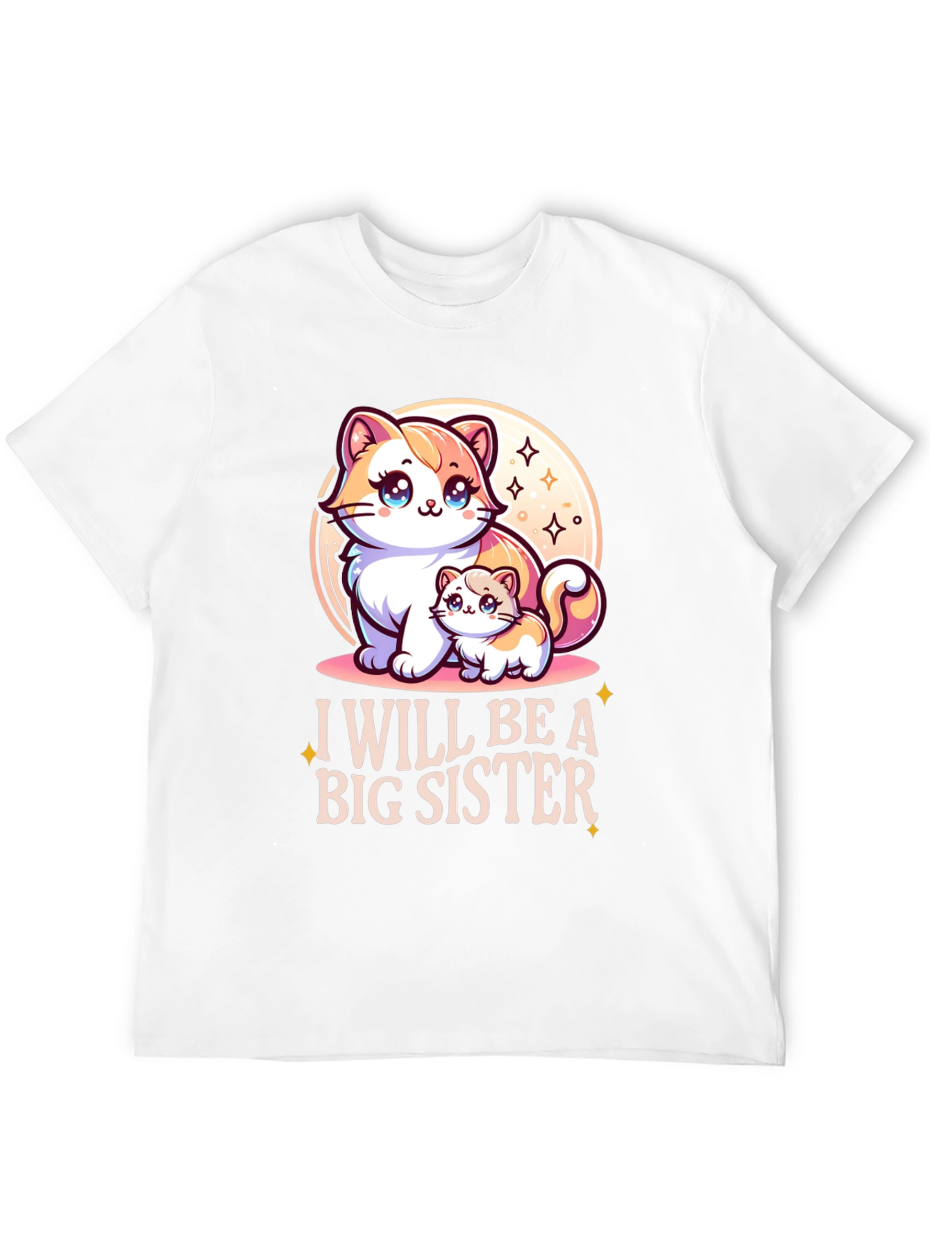 I Will Be A Big Sister Cute Kitten T-Shirt
