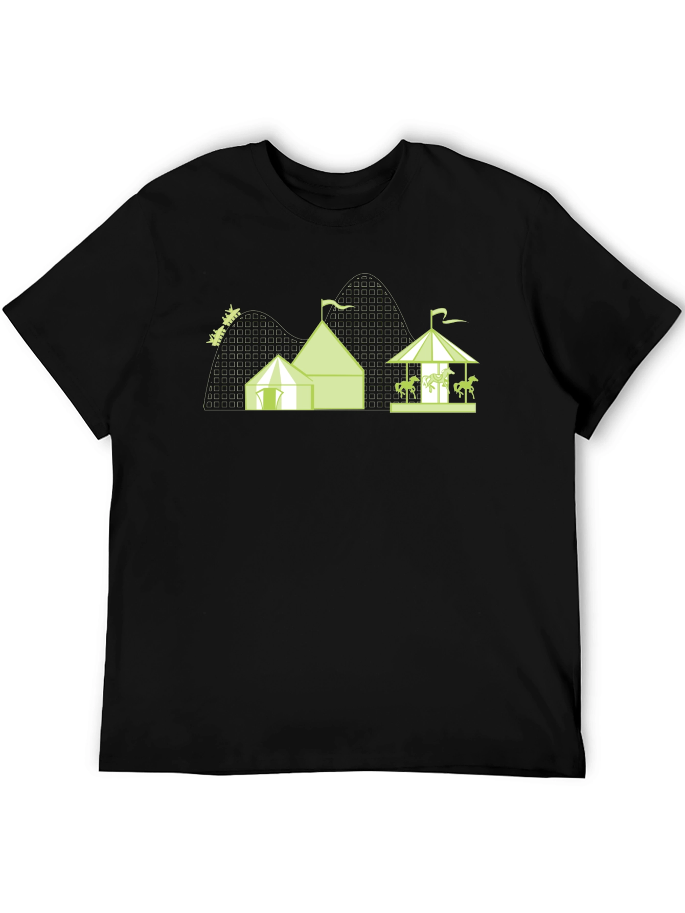 Amusement Park Graphic Tee - Fun & Stylish!