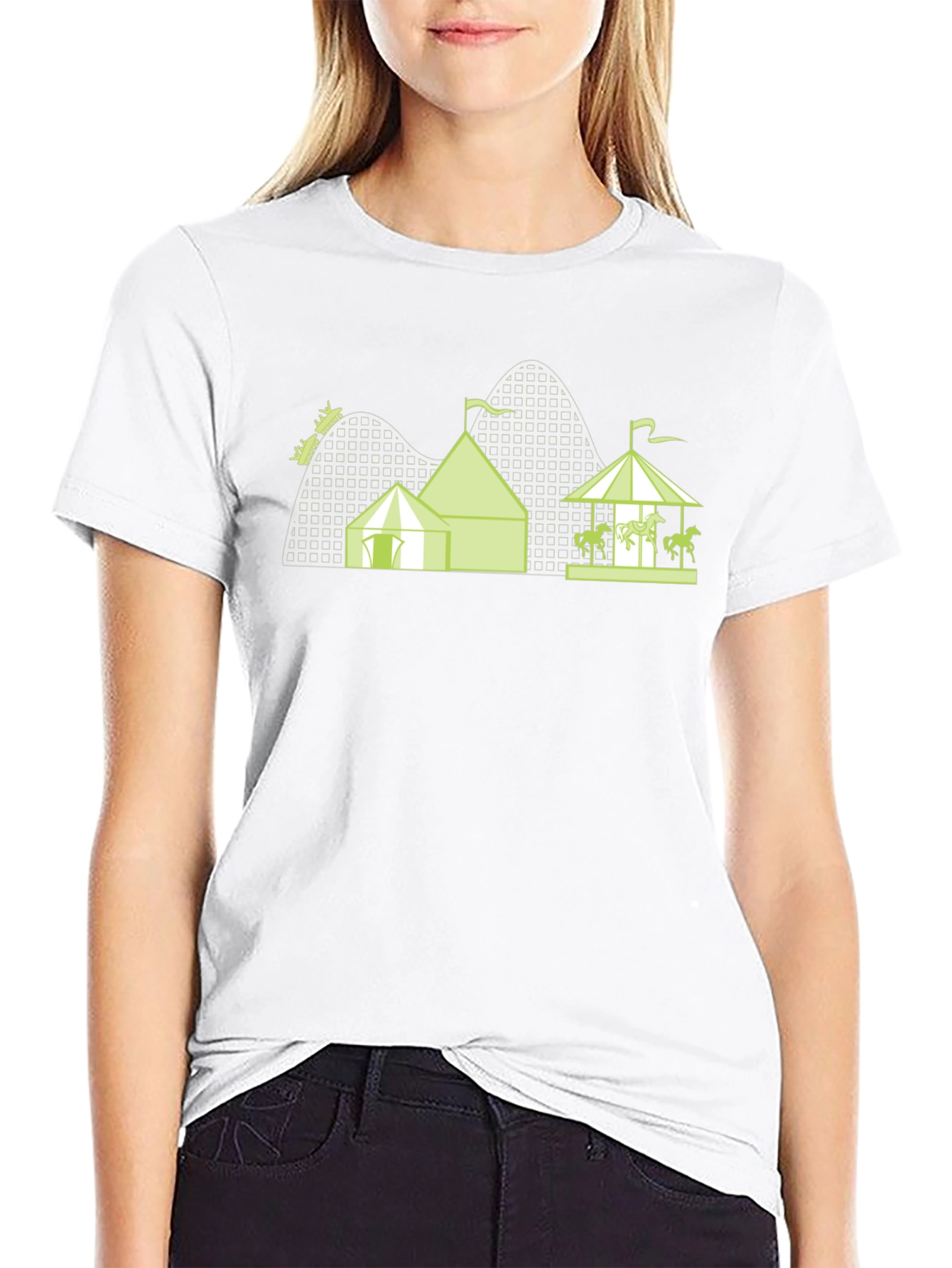 Amusement Park Graphic Tee - Fun & Stylish!