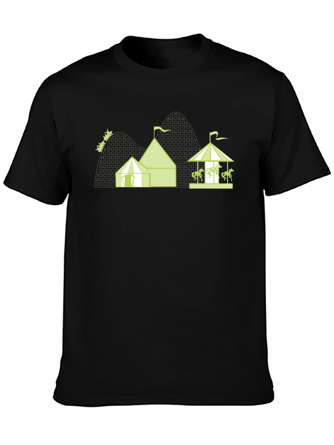 Amusement Park Graphic Tee - Fun & Stylish!
