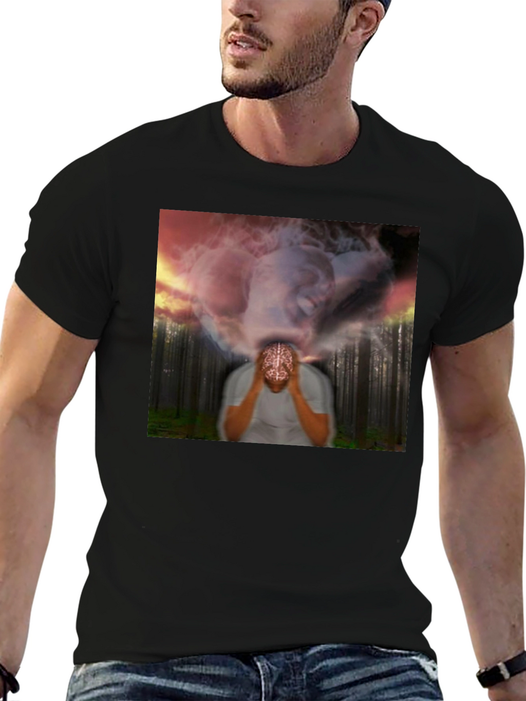 Mindscape T-Shirt - Unique Brain Imagery Tee