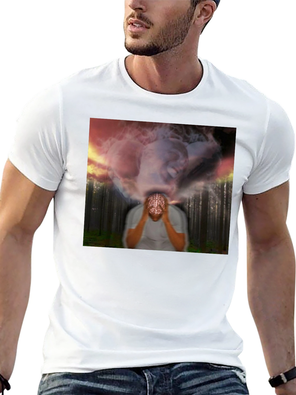 Mindscape T-Shirt - Unique Brain Imagery Tee
