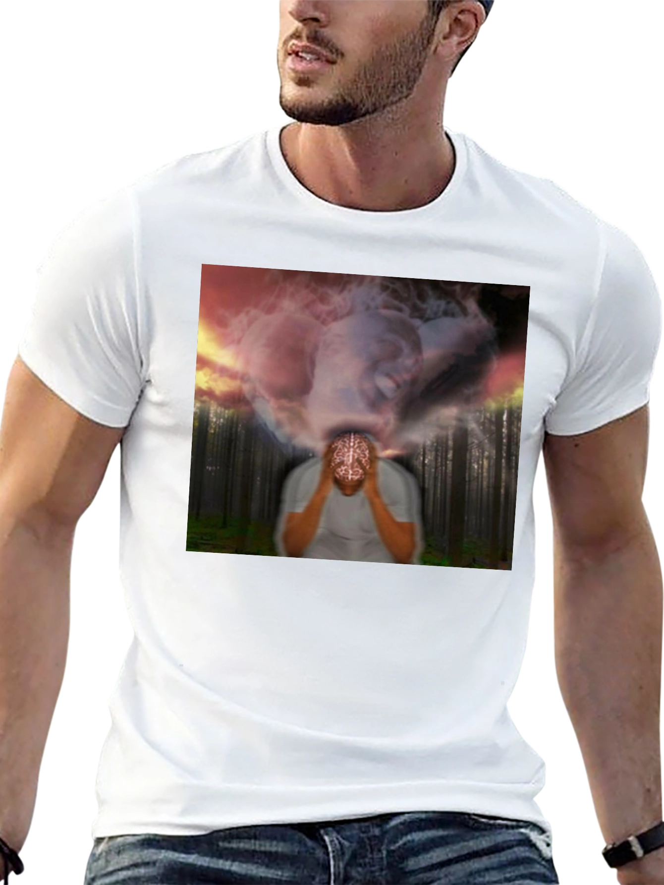 Mindscape T-Shirt - Unique Brain Imagery Tee