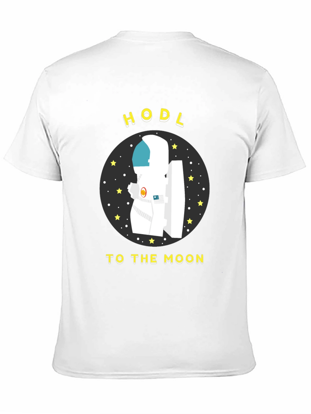 HODL to the Moon T-Shirt Crypto Astronaut