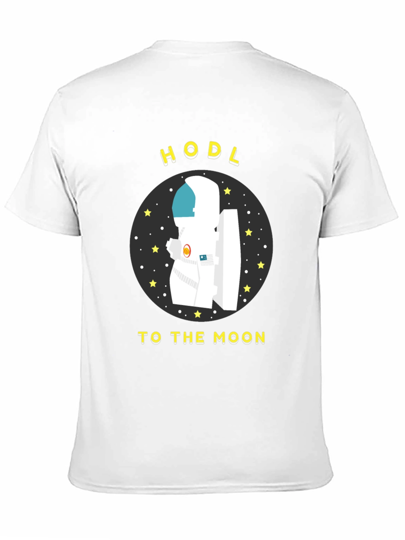 HODL to the Moon T-Shirt Crypto Astronaut