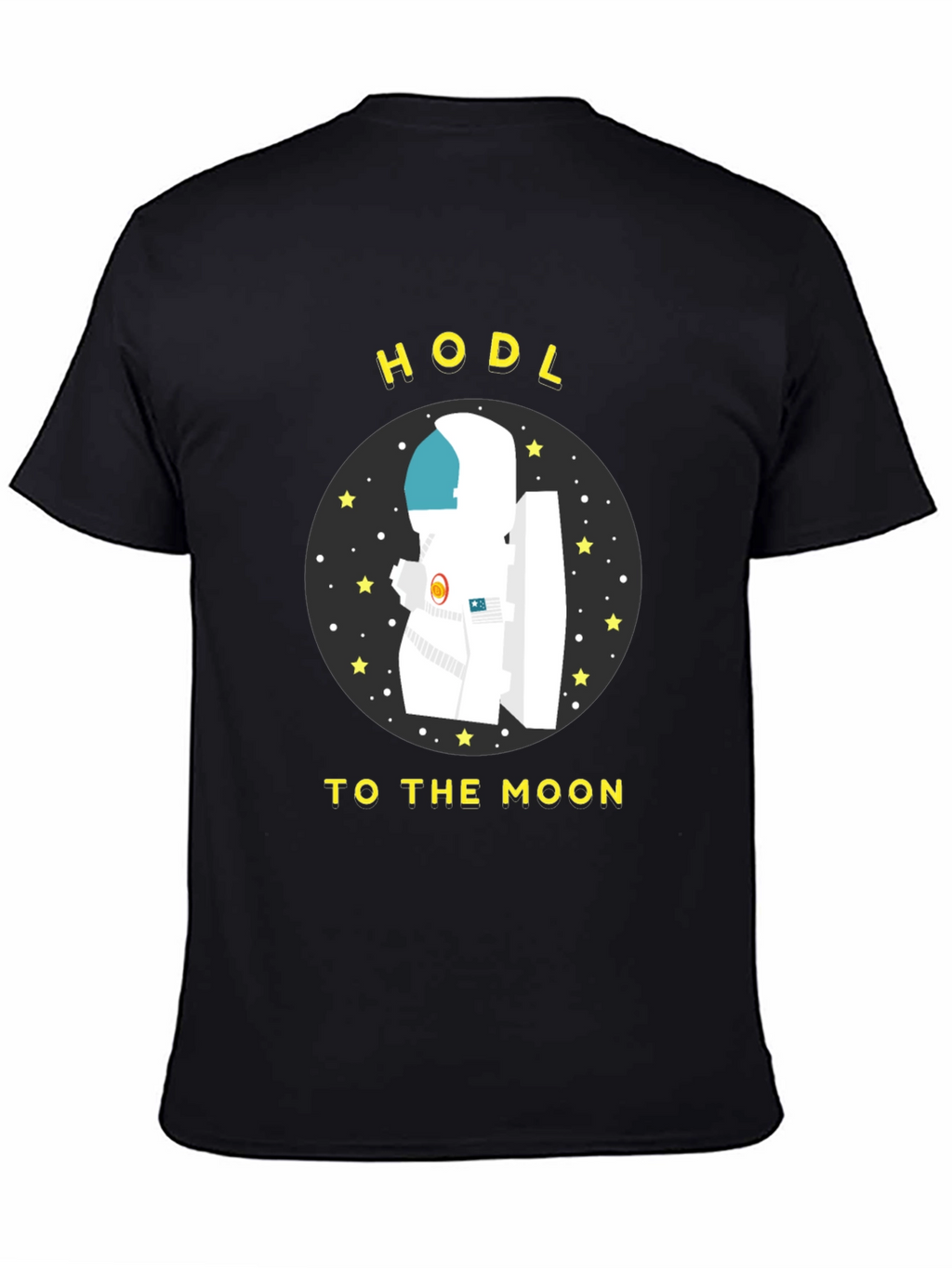 HODL to the Moon T-Shirt Crypto Astronaut