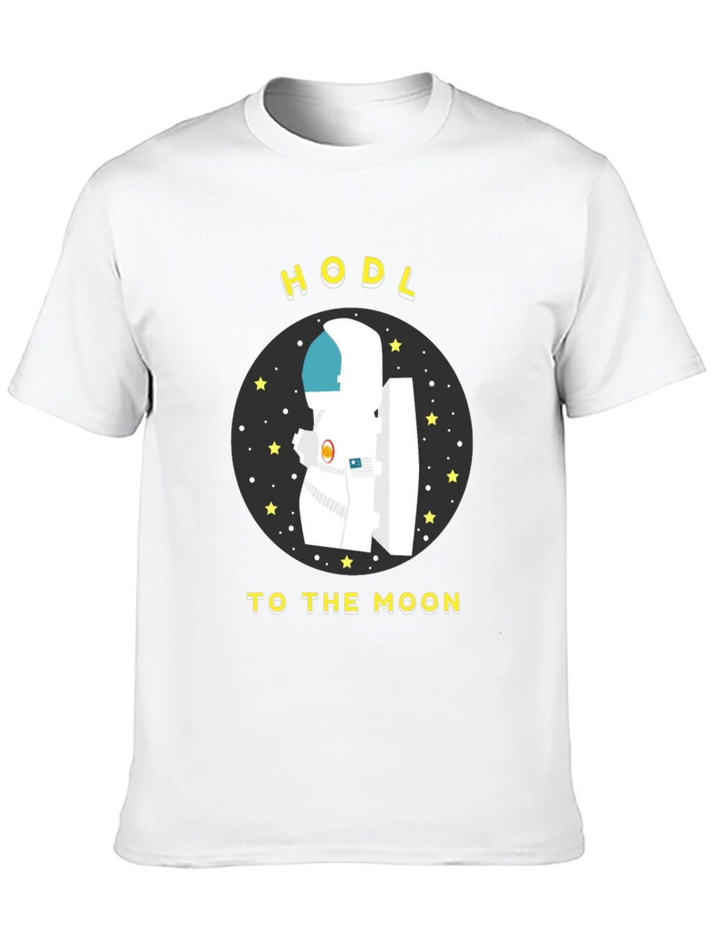 HODL to the Moon T-Shirt Crypto Astronaut