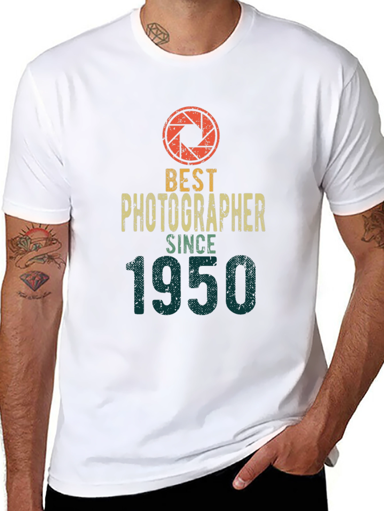 Best Photographer Since 1950 Graphic Tee - Black