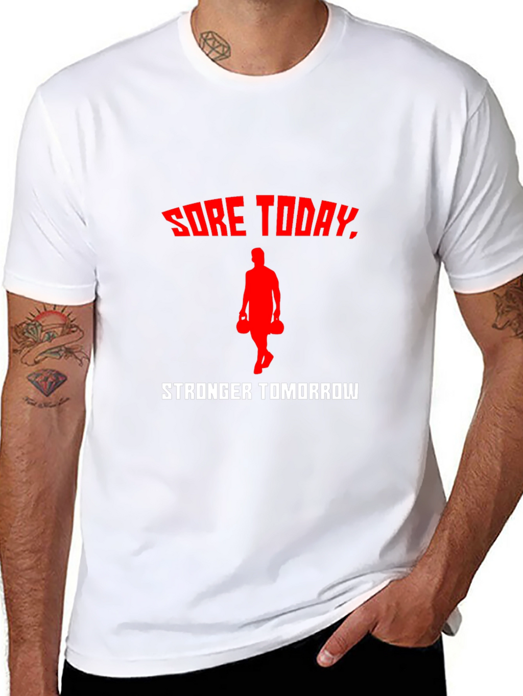 Sore Today Stronger Tomorrow Workout T-Shirt