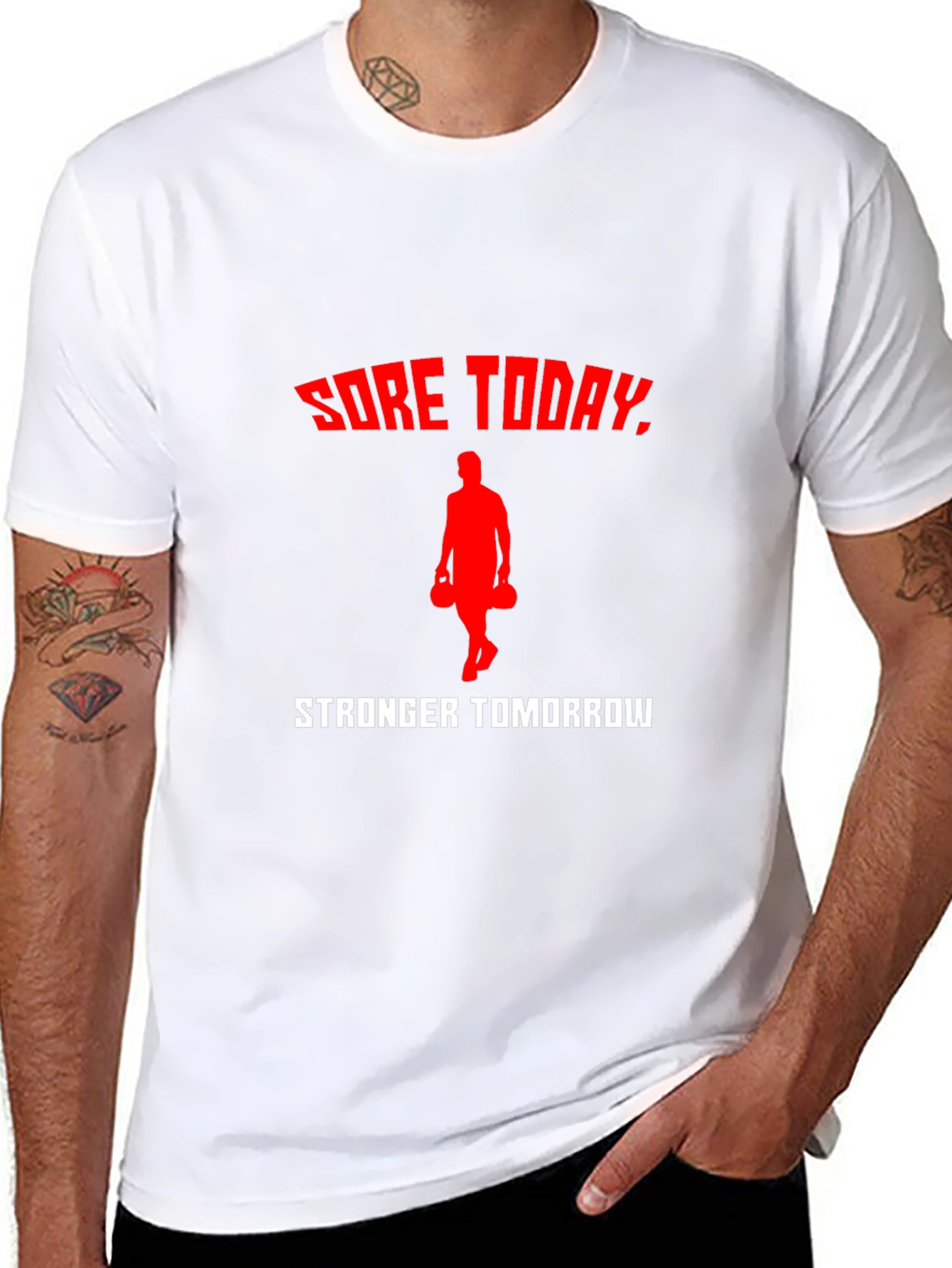 Sore Today Stronger Tomorrow Workout T-Shirt