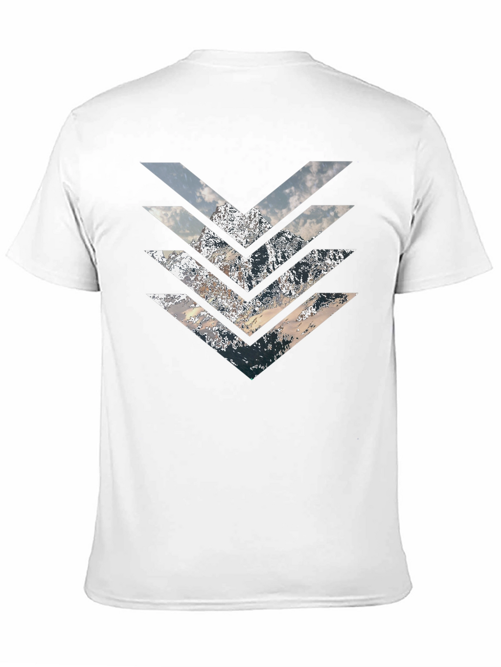 Mountain Arrow T-Shirt - Stylish Geometric Design