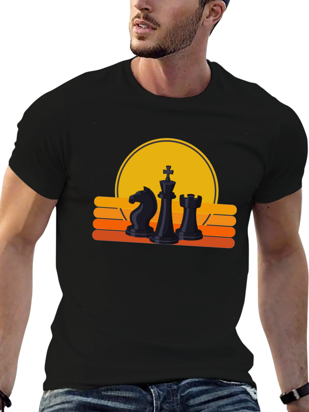 Chess Sunset T-Shirt - Stylish and Unique Design
