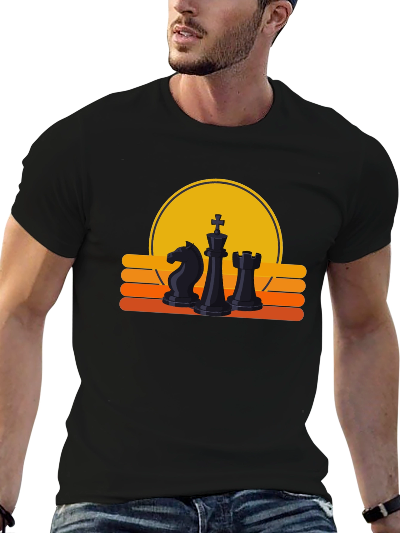Chess Sunset T-Shirt - Stylish and Unique Design