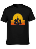 Chess Sunset T-Shirt - Stylish and Unique Design