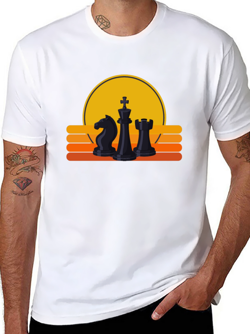 Chess Sunset T-Shirt - Stylish and Unique Design