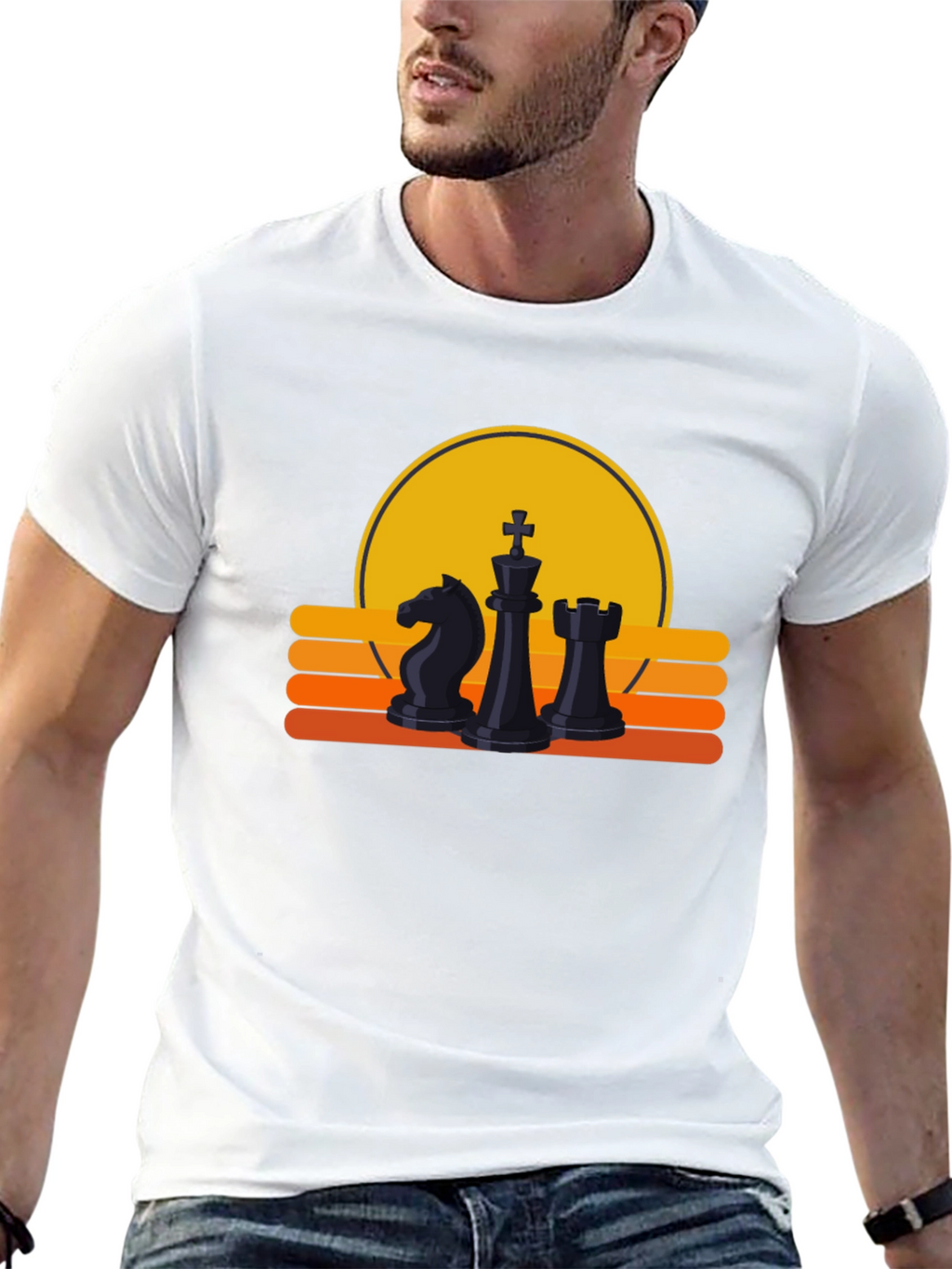 Chess Sunset T-Shirt - Stylish and Unique Design