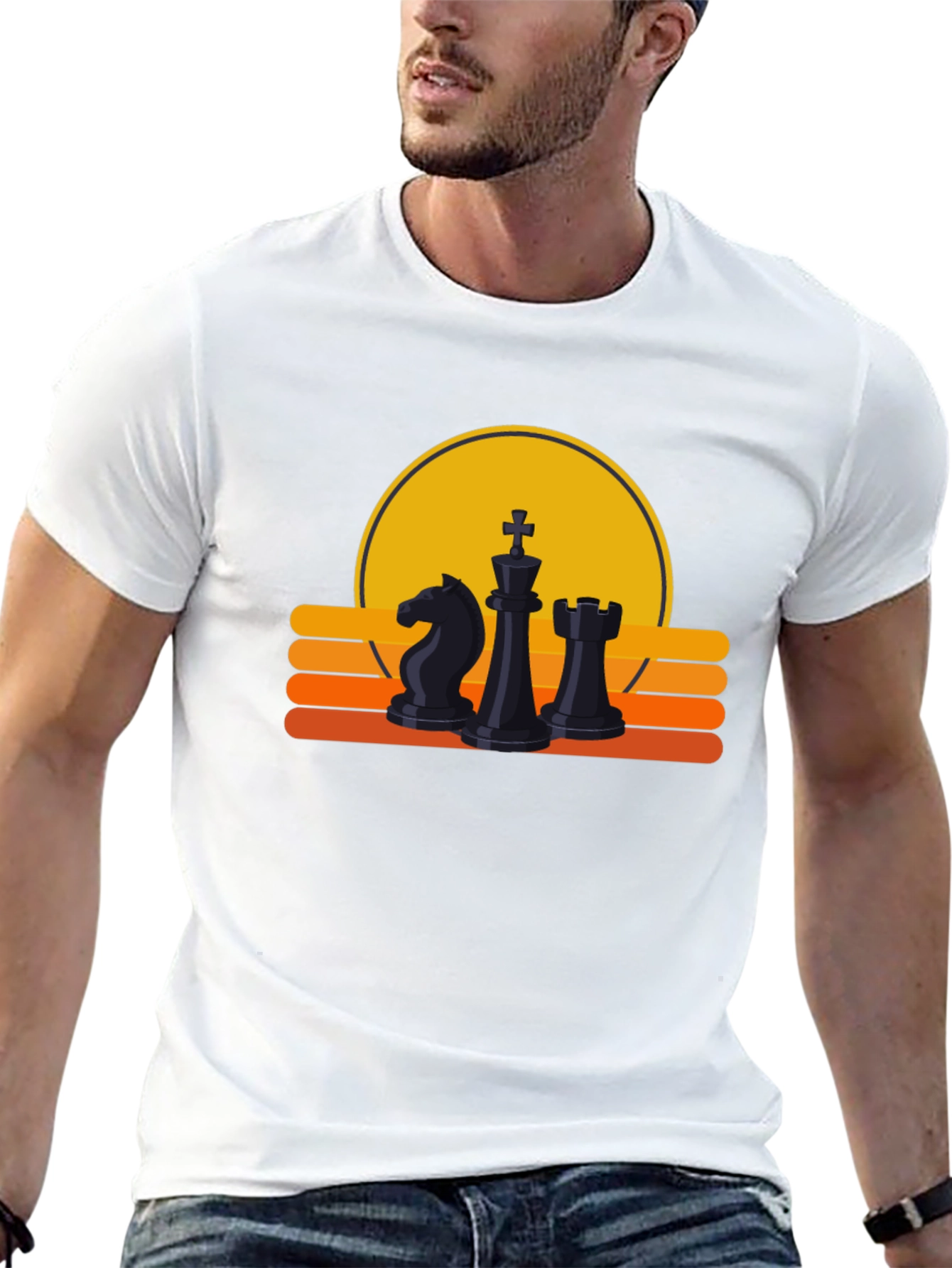 Chess Sunset T-Shirt - Stylish and Unique Design