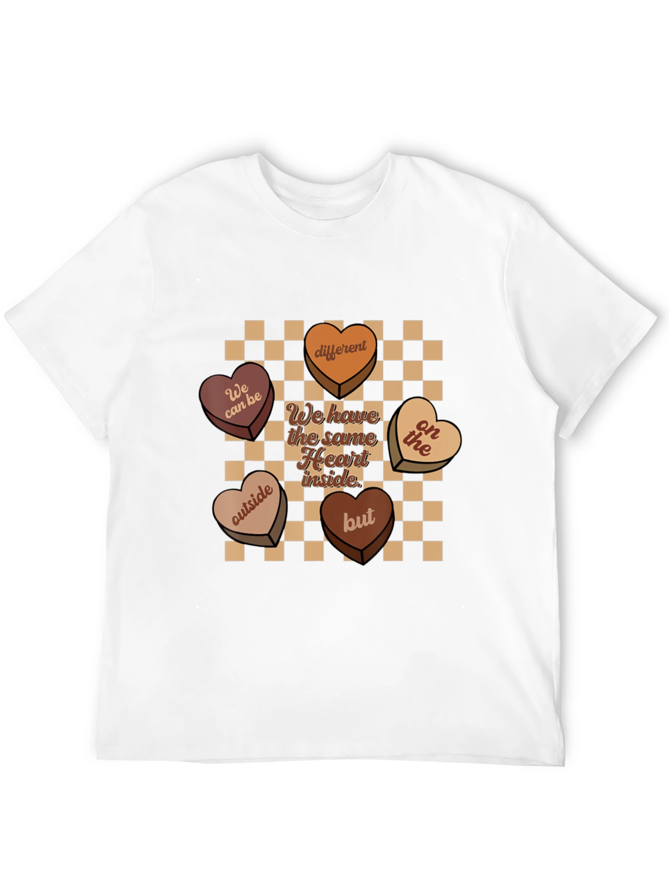 Heart Candies Graphic Tee -  Same Heart Inside