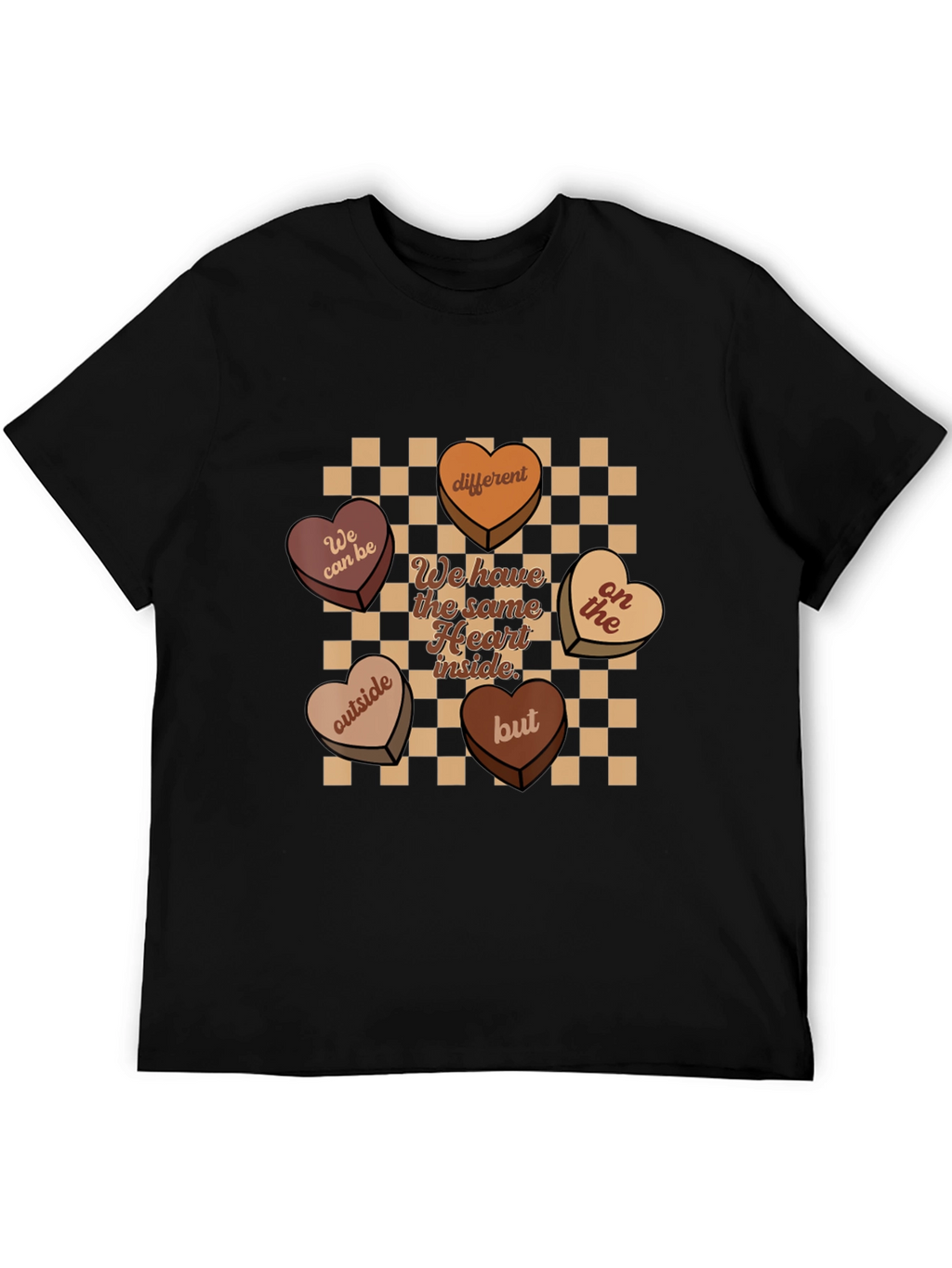 Heart Candies Graphic Tee -  Same Heart Inside