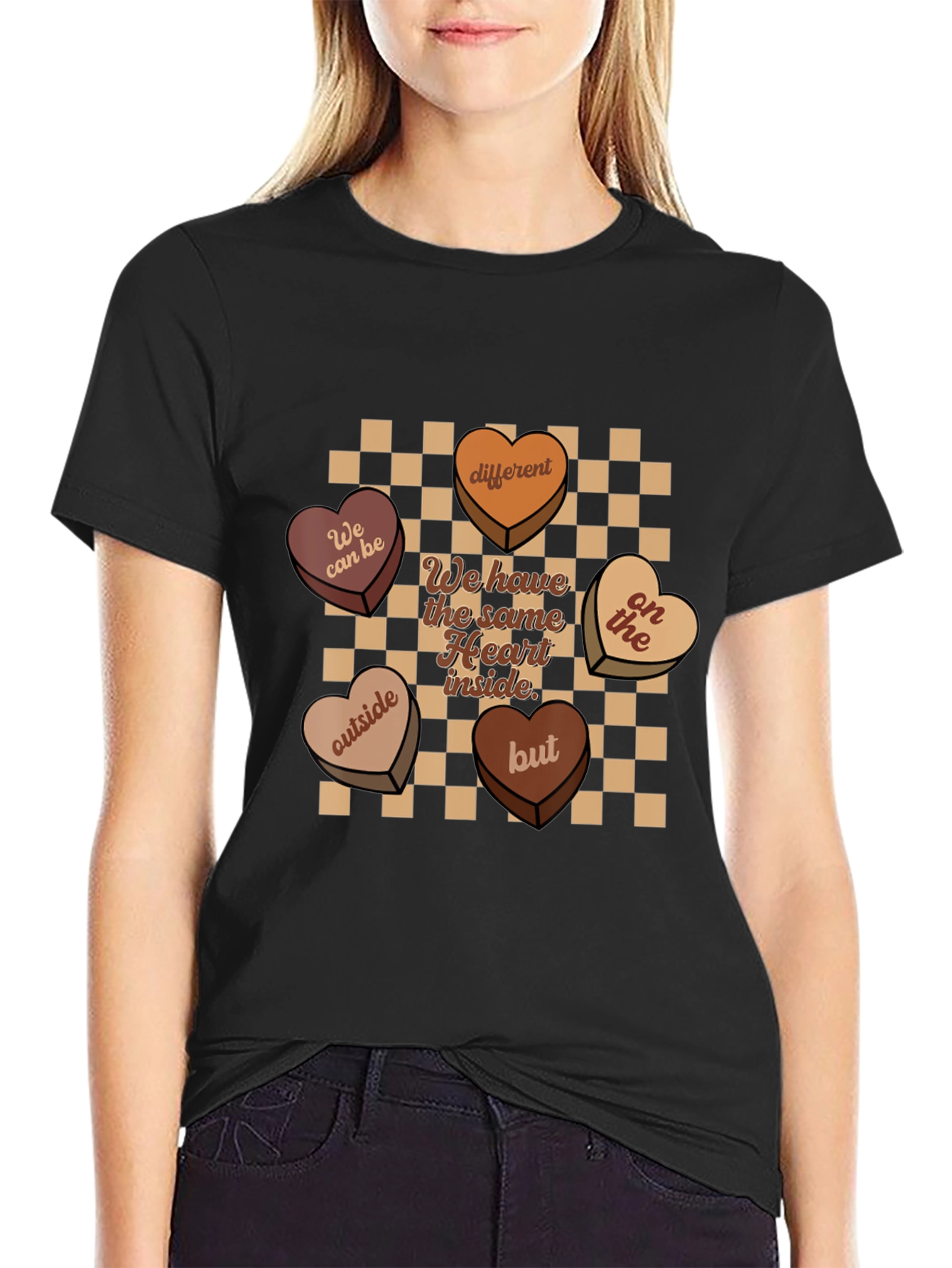 Heart Candies Graphic Tee -  Same Heart Inside