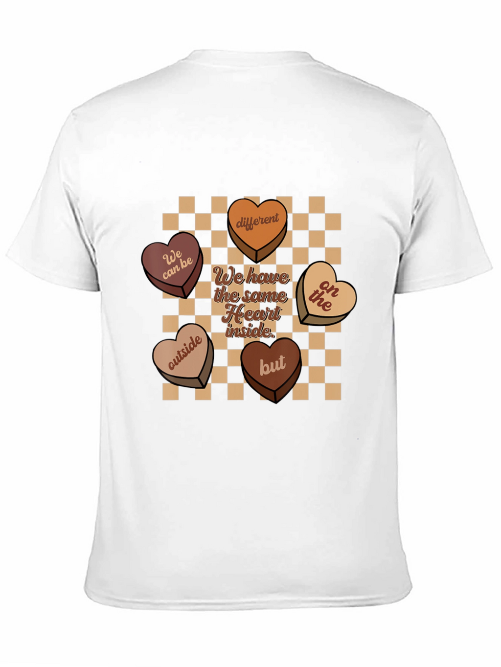 Heart Candies Graphic Tee -  Same Heart Inside
