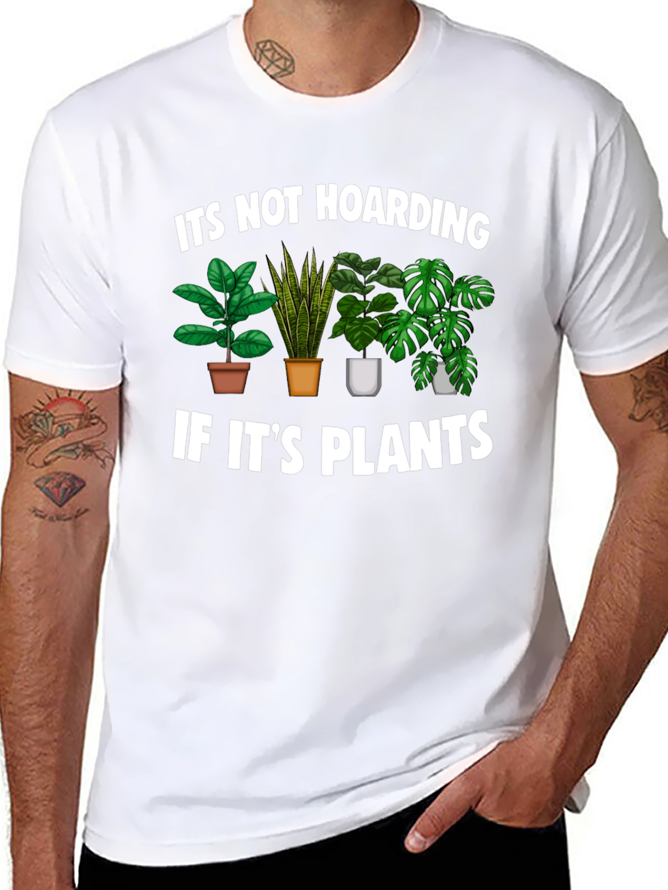 Funny Plant Lover T-Shirt - Its Not Hoarding!