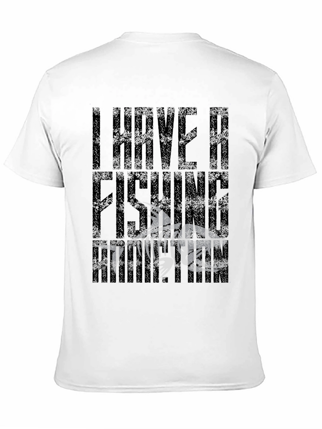 I Have A Fishing Problem Black Graphic T-Shirt