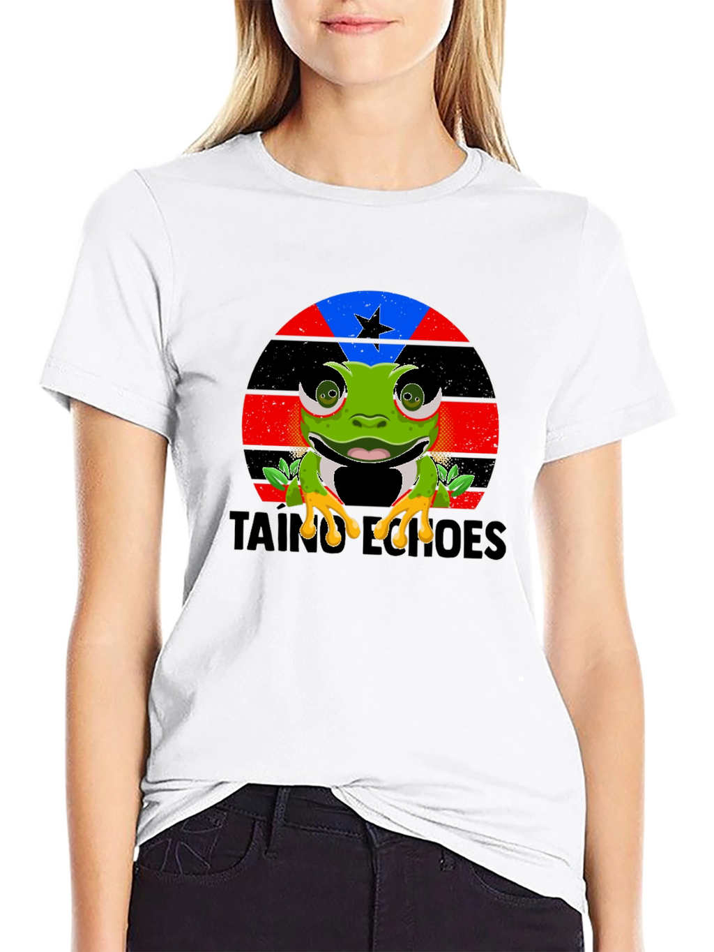 Taino Heroes Frog Graphic T-Shirt