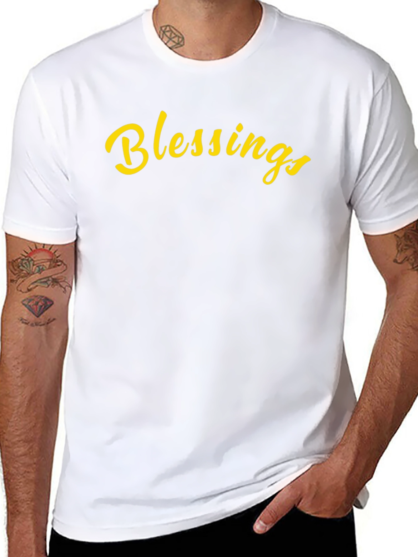 Blessings Graphic Tee - Black