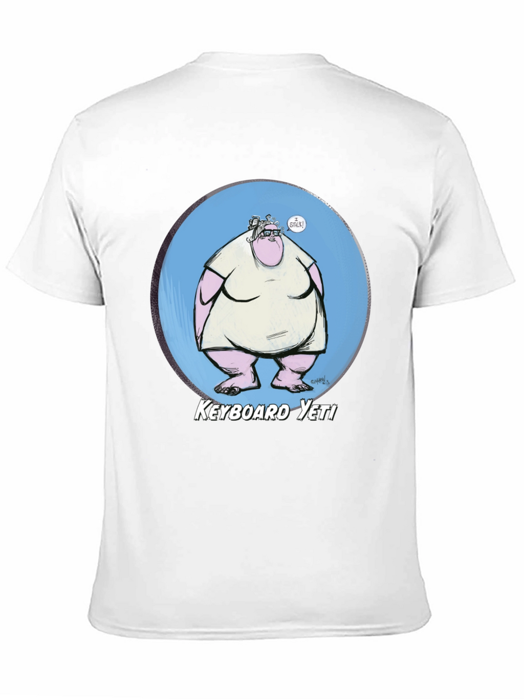 Keyboard Yeti Graphic T-Shirt - Funny Geek Tee