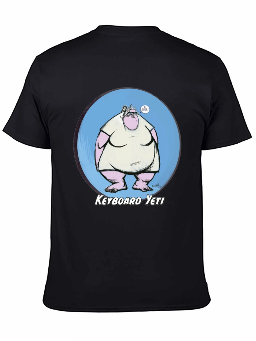 Keyboard Yeti Graphic T-Shirt - Funny Geek Tee