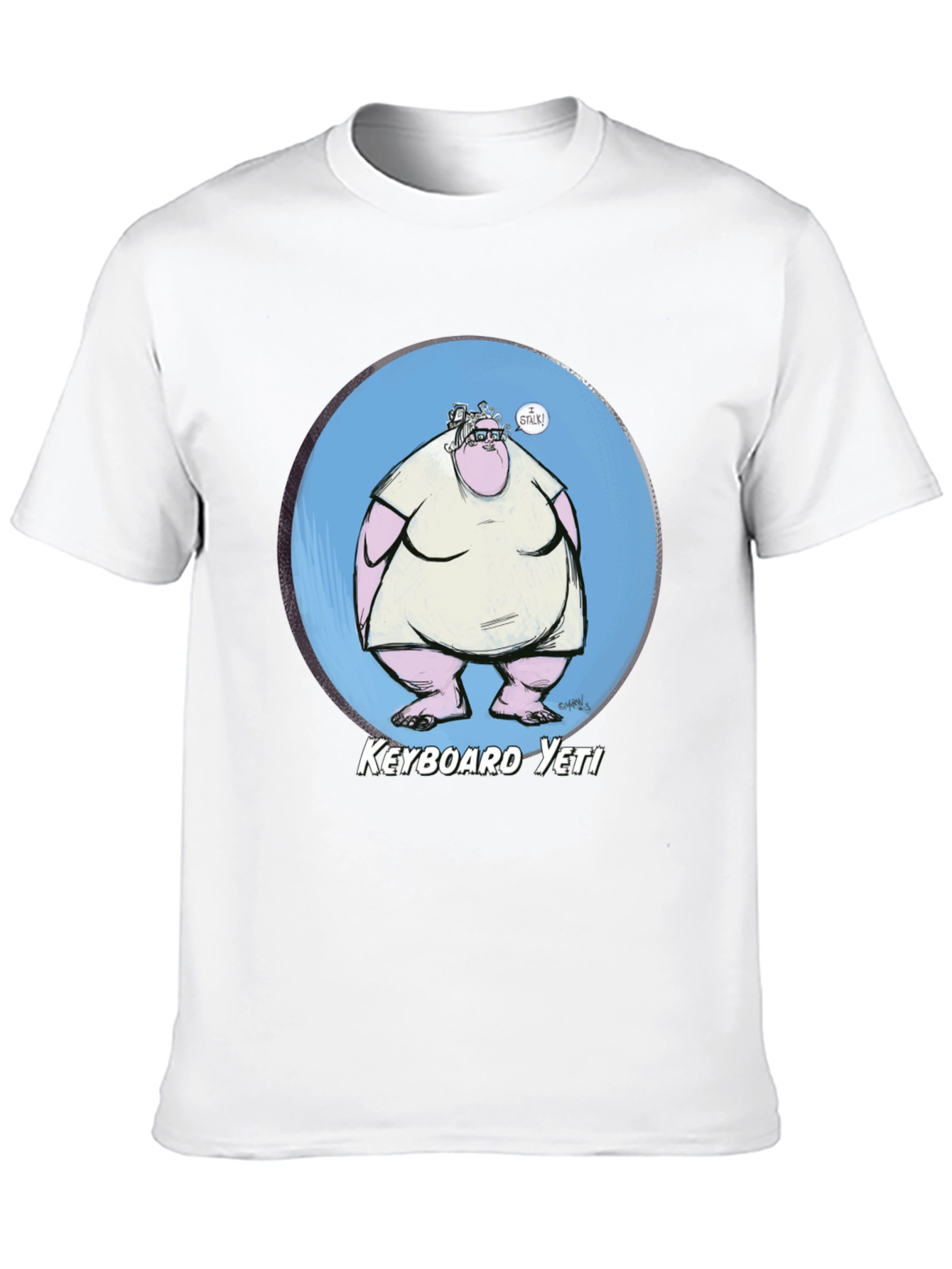 Keyboard Yeti Graphic T-Shirt - Funny Geek Tee