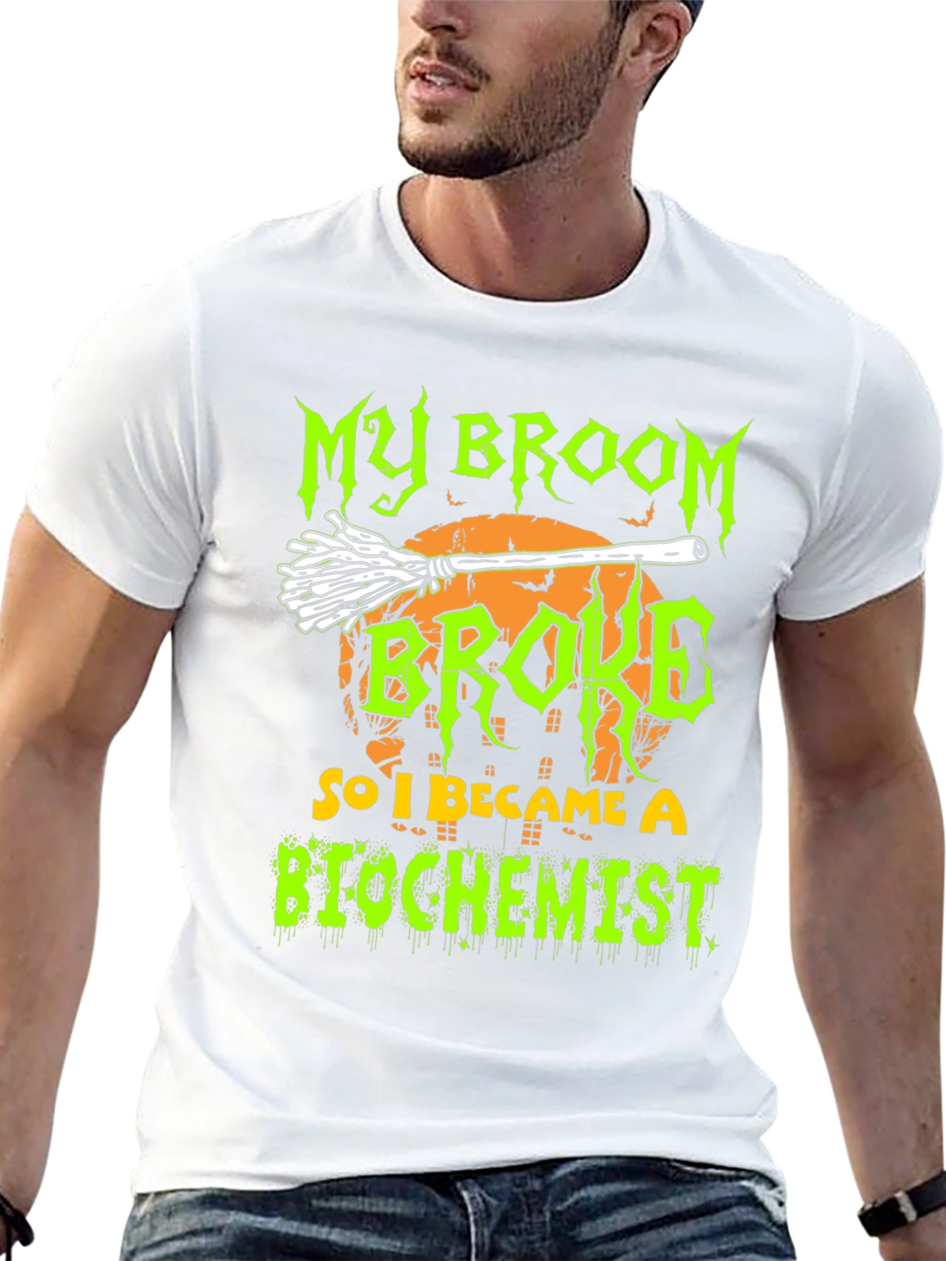My Broom Broke So I Became A Biochemist T-Shirt