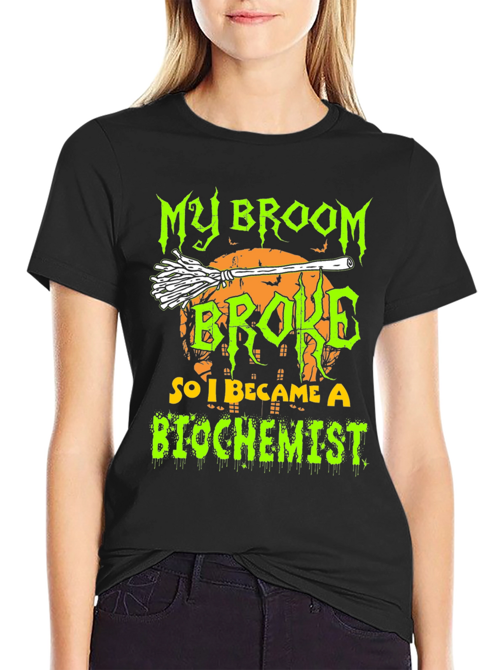 My Broom Broke So I Became A Biochemist T-Shirt