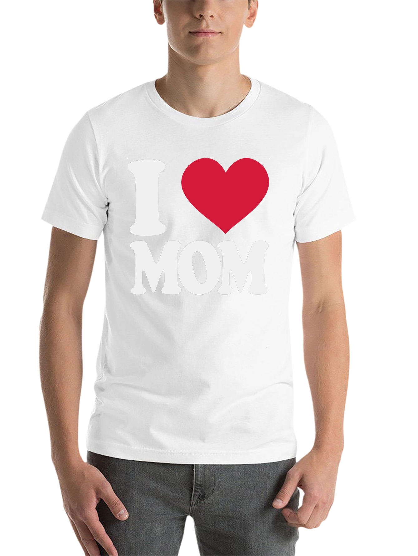 I Heart Mom Black T-Shirt