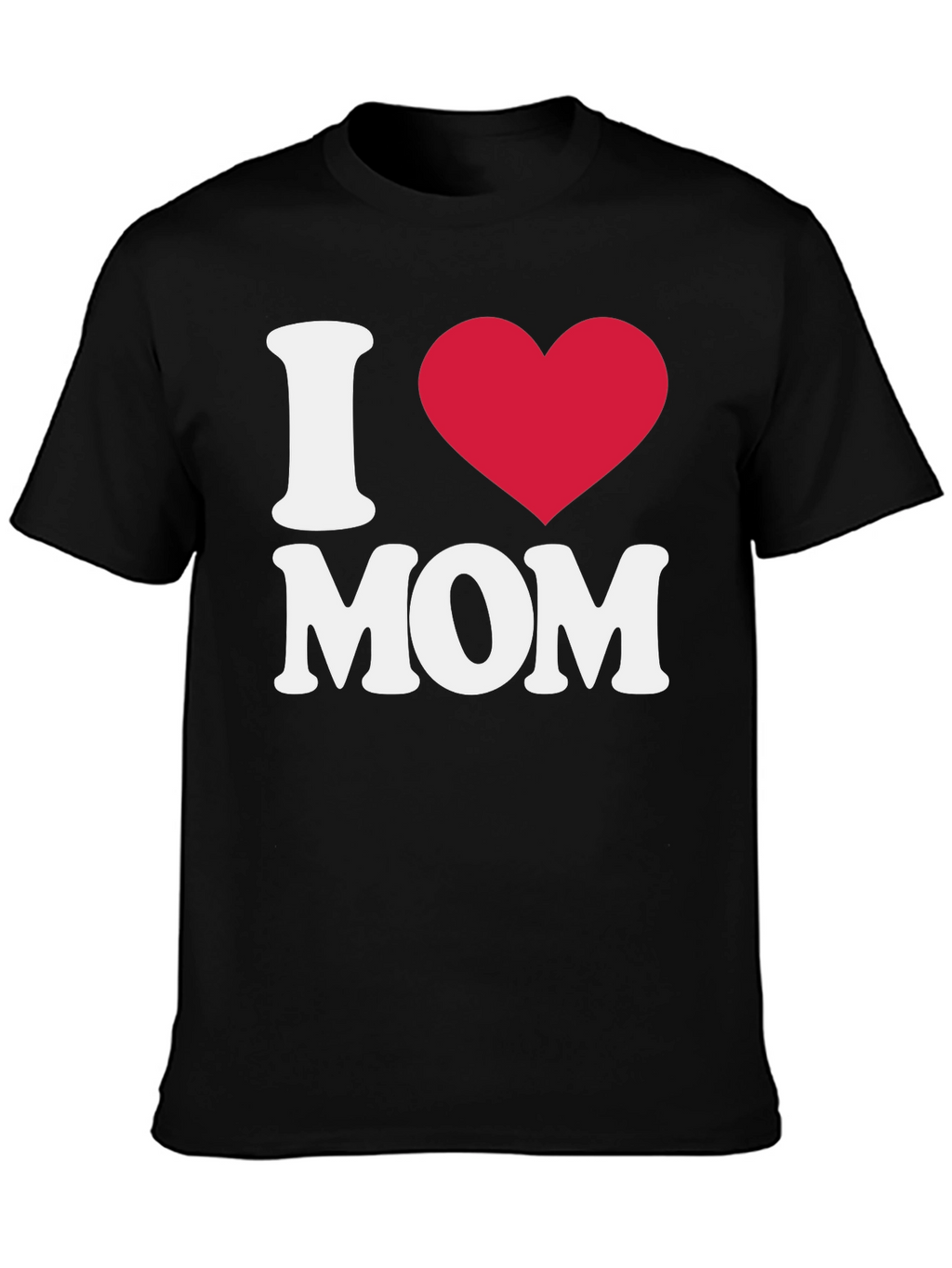 I Heart Mom Black T-Shirt