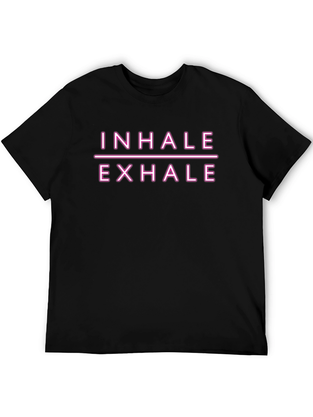 Inhale Exhale Graphic T-Shirt - Relax & Breathe