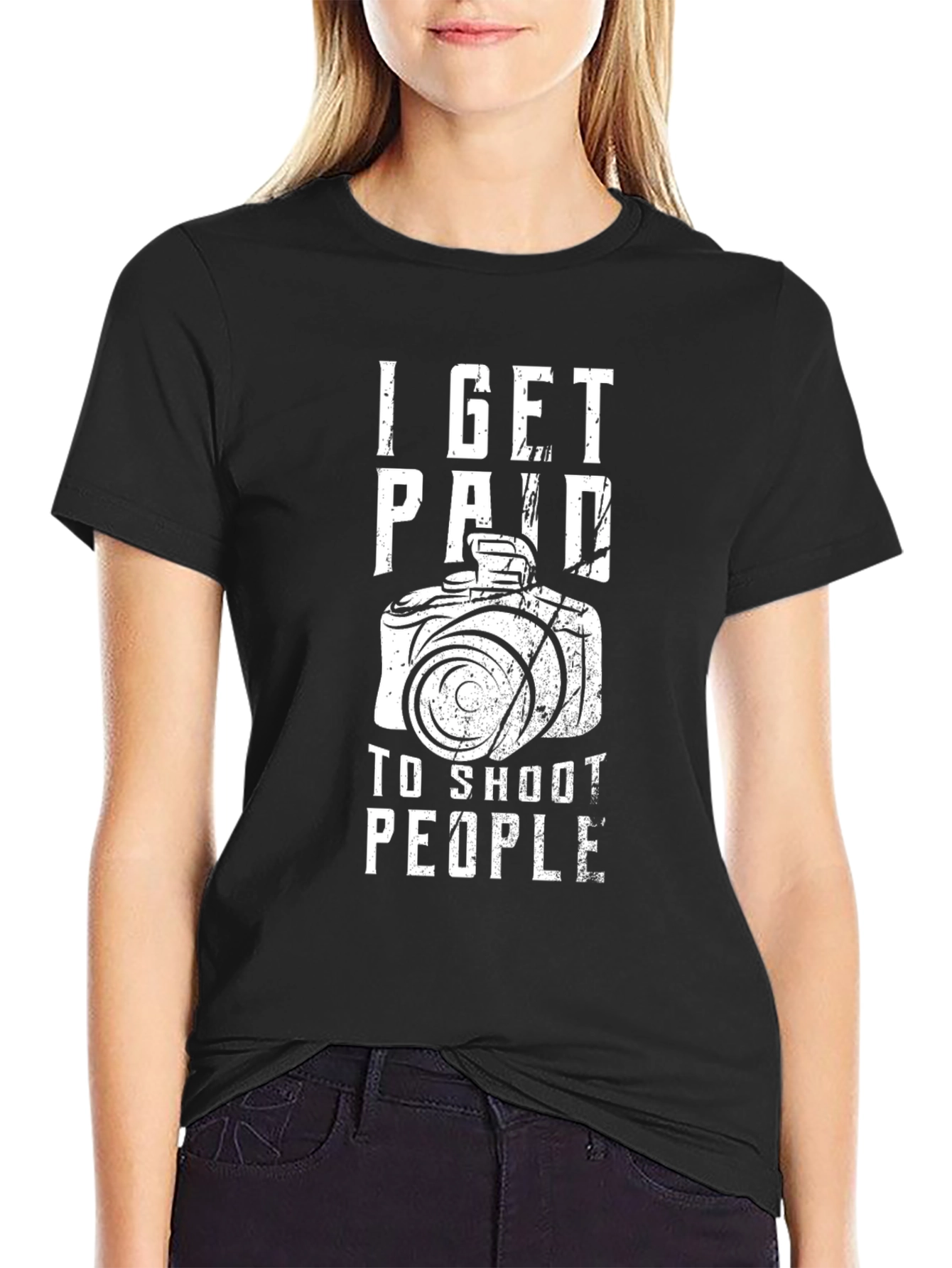 I Get Paid to Shoot People T-Shirt - Photographer Tee