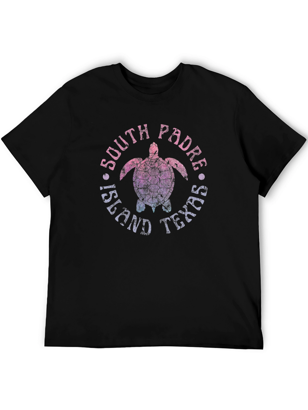 South Padre Island Texas Turtle Graphic T-Shirt