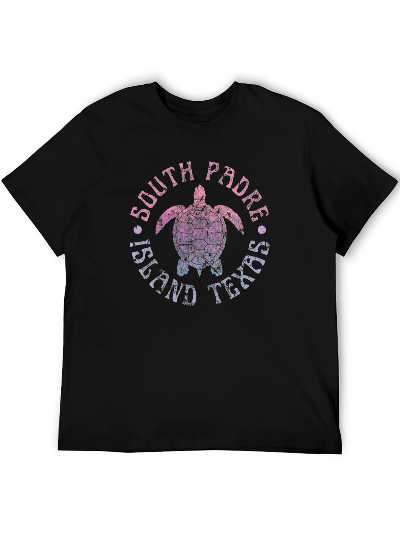 South Padre Island Texas Turtle Graphic T-Shirt