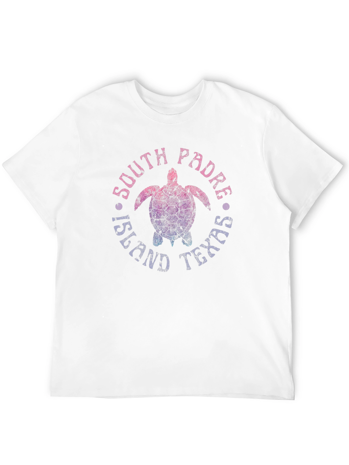 South Padre Island Texas Turtle Graphic T-Shirt