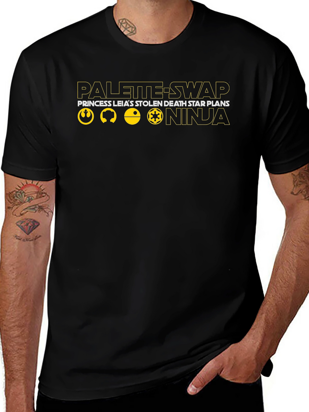 Palette-Swap Ninja Star Wars Graphic T-Shirt