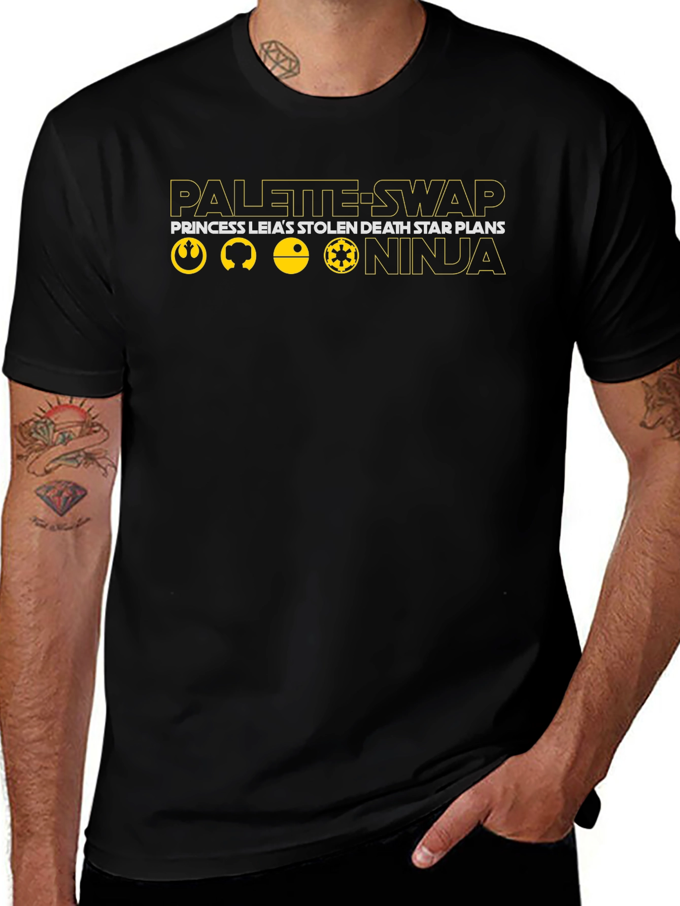 Palette-Swap Ninja Star Wars Graphic T-Shirt