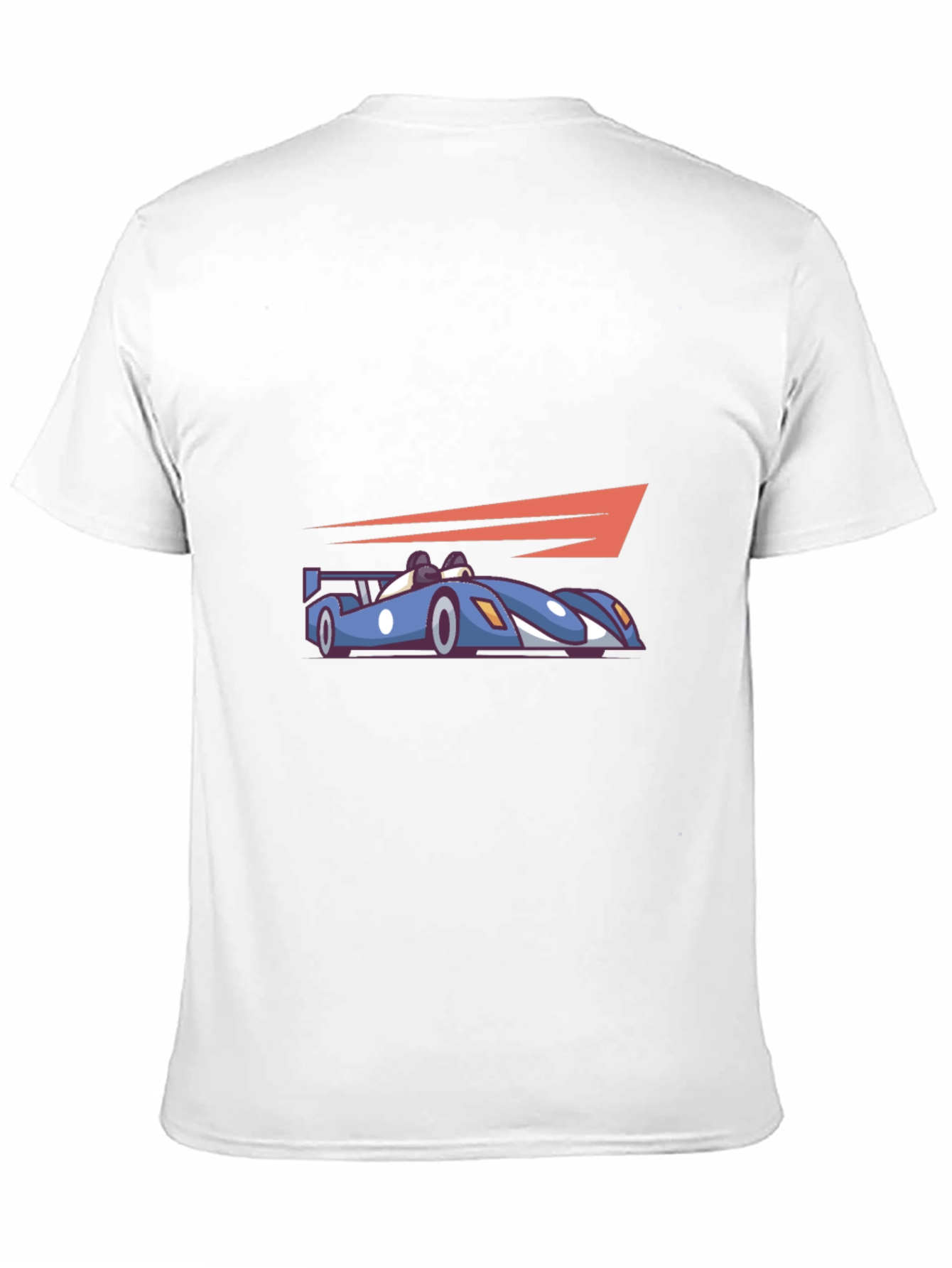Race Car Graphic Tee - Black Cotton